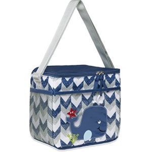 Whale Character Insulated Diaper/Bottle Bag - Boys