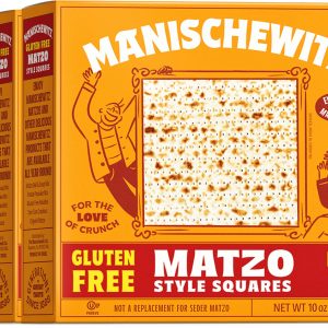 Manischewitz All Natural Gluten-Free Matzo Style Squares, 10 Ounce 3 Pack